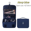Makeup Bag for Women Open Flat Workspace