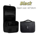 Makeup Bag for Women Open Flat Workspace