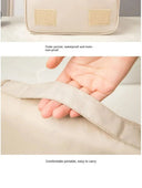 Makeup Bag for Women Open Flat Workspace