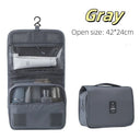 Makeup Bag for Women Open Flat Workspace