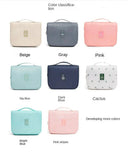 Makeup Bag for Women Open Flat Workspace
