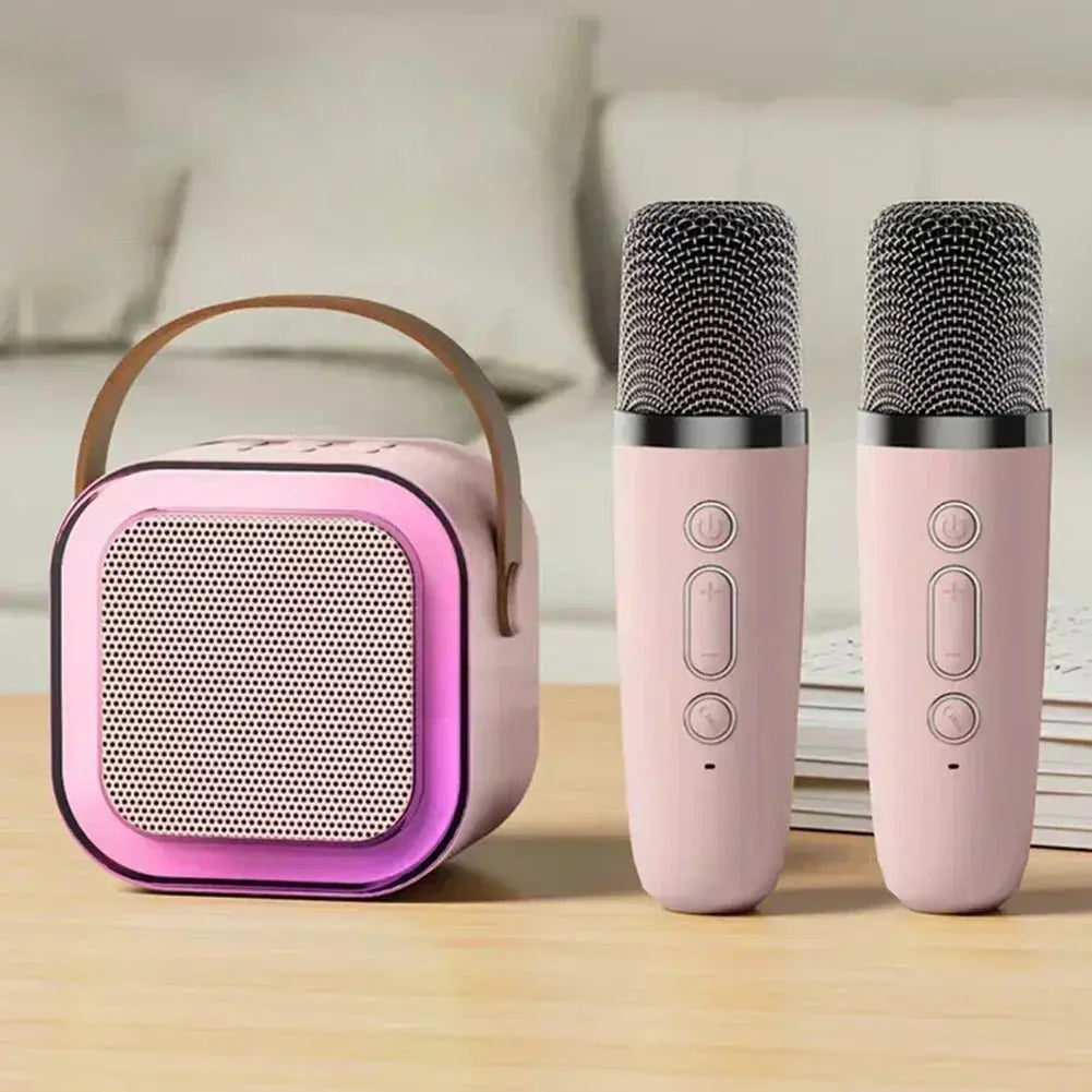 K12 Wireless Bluetooth Speaker Karaoke With 2 Microphones - OurLum.com