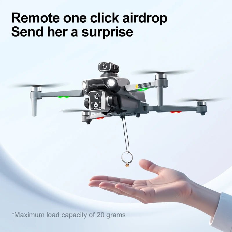 K19 Max GPS Drone 8K FPV Obstacle Avoidance Folding Travel Ready Portable Studio