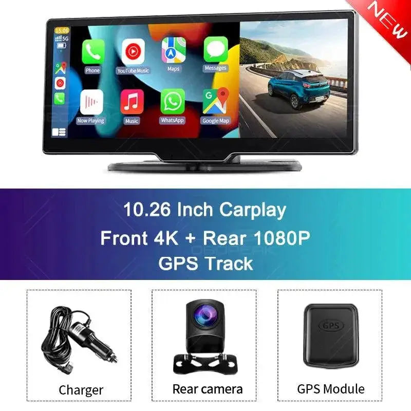 Dash Cam Crystal Clear GPS WiFi System Front — product view 10
