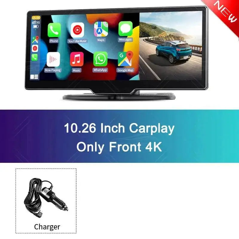 K2 Dash Cam Crystal Clear 4K GPS WiFi System Front 4K