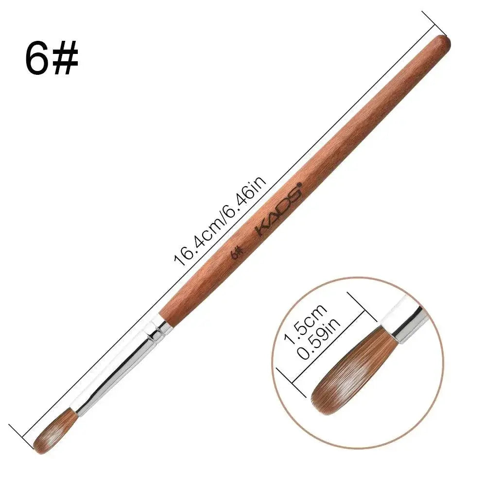 Kads Nail Art Brush Professional Kolinsky Sable Tool