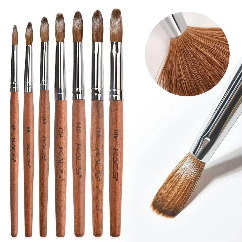 Kads Nail Art Brush Professional Kolinsky Sable Tool