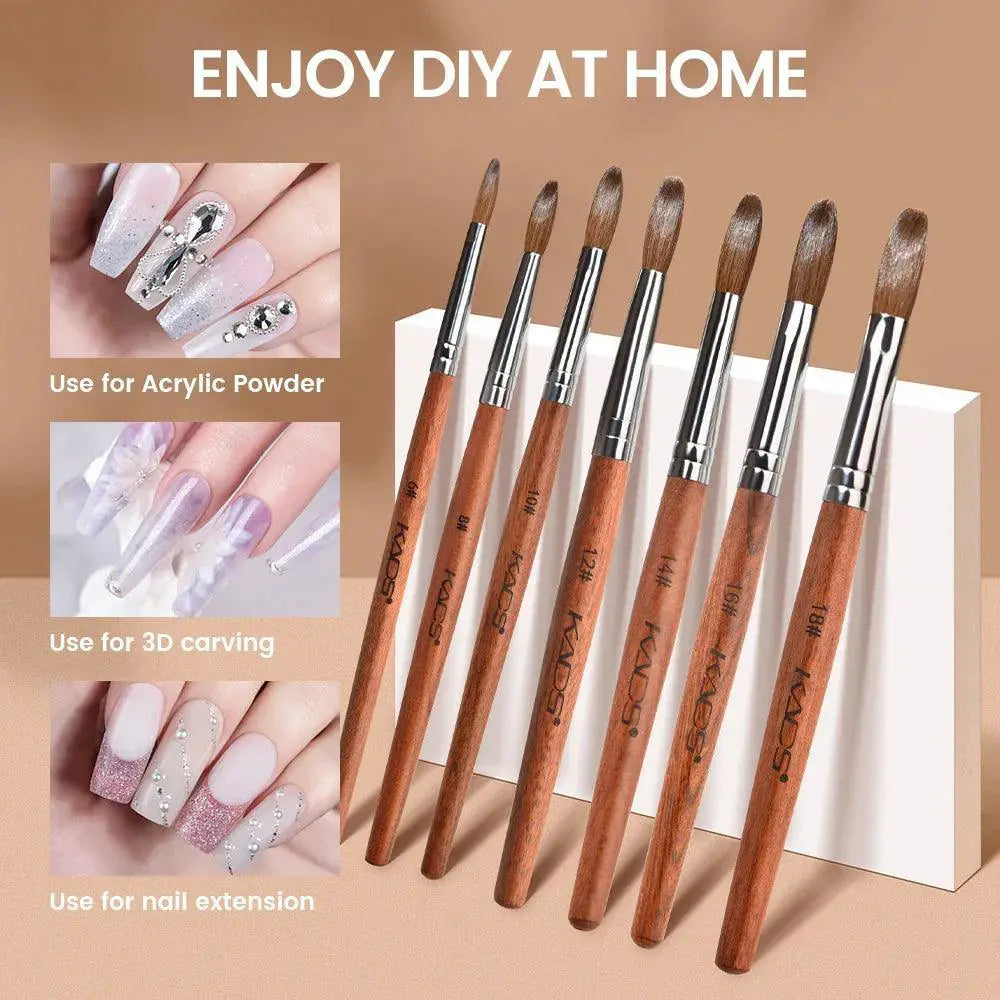 Kads Nail Art Brush Professional Kolinsky Sable Tool