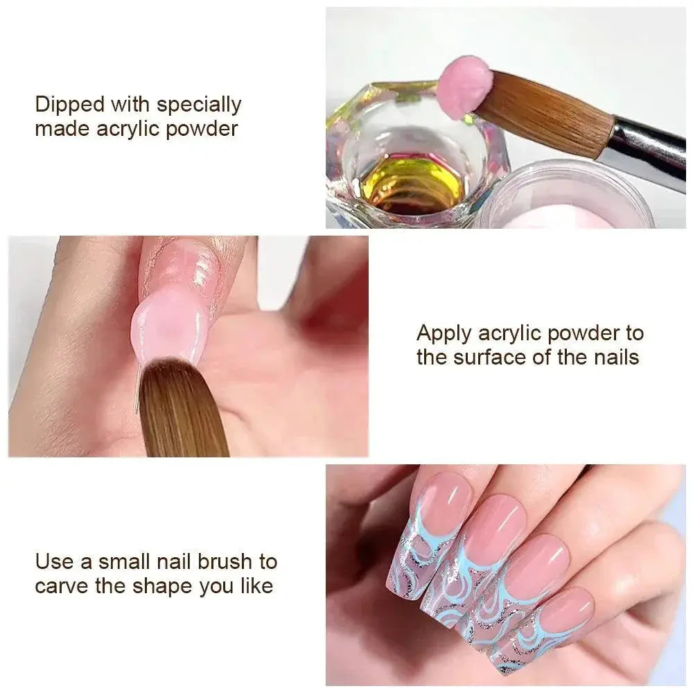 Kads Nail Art Brush Professional Kolinsky Sable Tool