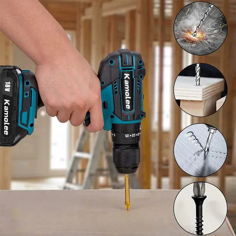 Kamolee 10mm 13mm Cordless Electric Impact Drill for Makita