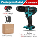 Kamolee 10mm/13mm Cordless Electric Impact Drill for Makita