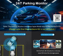 Clear 2K Dash Cam For Car Night Driving