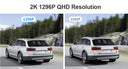 Clear 2K Dash Cam For Car Night Driving