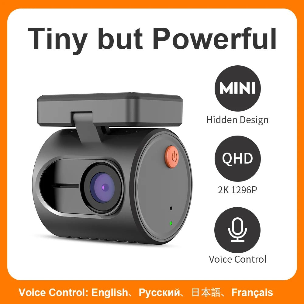 Kawa Mini 3 Dash Camera - 2K Video With Voice Control And Night Vision WiFi Plus