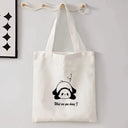 Roomy Cat Tote Bag for Women Outings