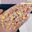 Kawaii Resin Nail Charms & Rhinestones Set Candy Theme Decor
