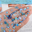 Kawaii Resin Nail Charms & Rhinestones Set Candy Theme Decor