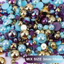 Kawaii Resin Nail Charms & Rhinestones Set Candy Theme Decor