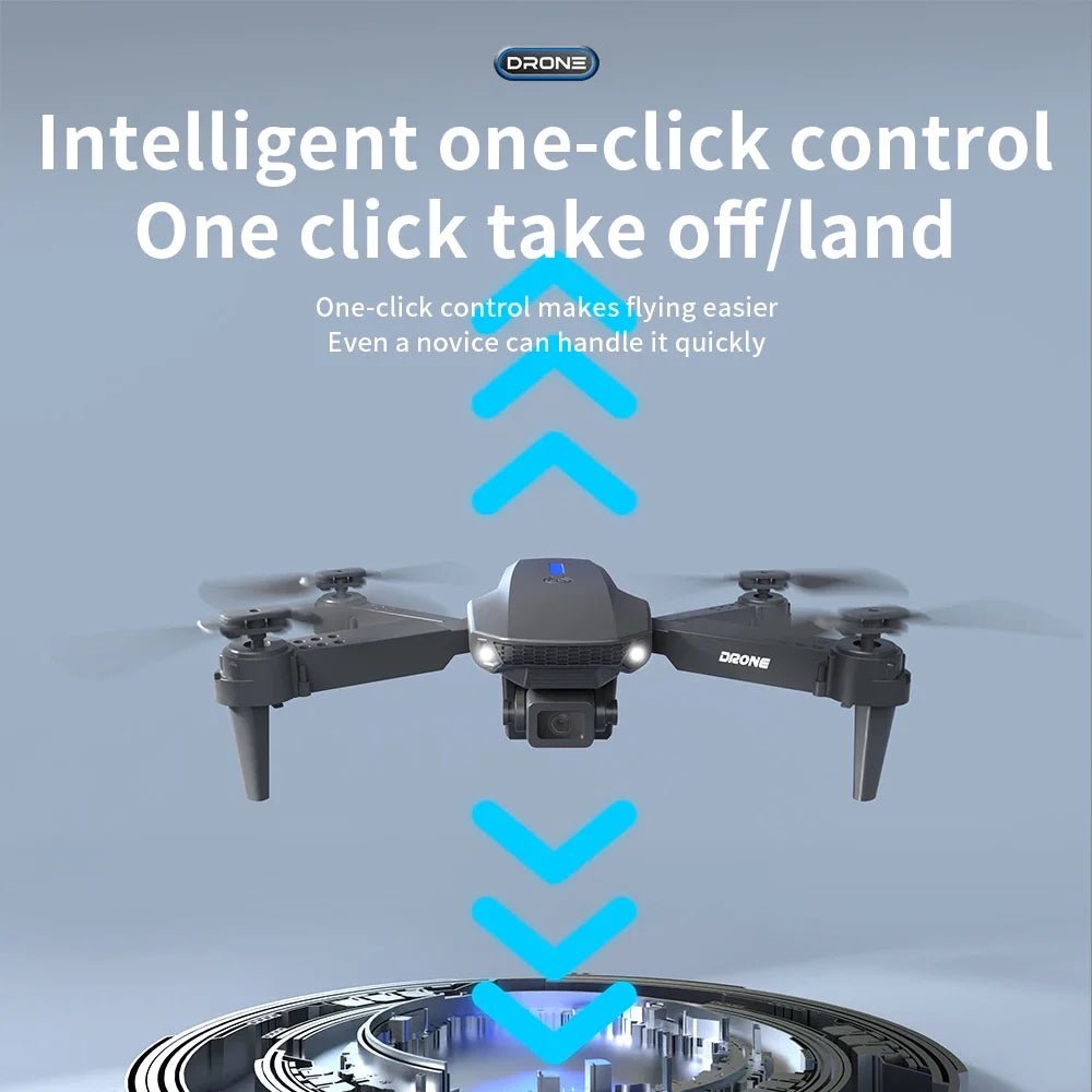 KBDFA 2025 E88 Professional HD 4K RC Drone - Foldable Dual Camera Quadrotor Lite