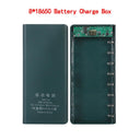 Kebidumei 5V Dual USB Power Bank Shell for 4/6 18650 Batteries