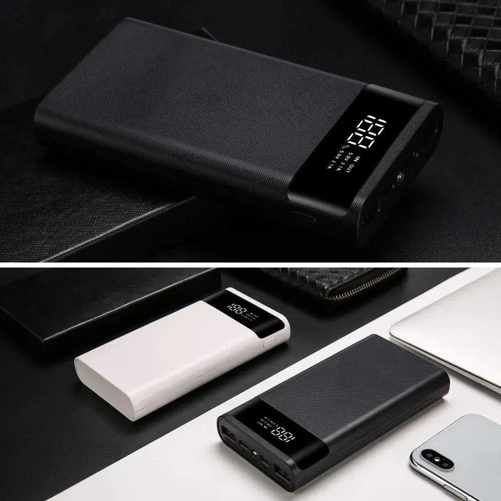 Kebidumei 5V Dual USB Power Bank Shell For 4 And 6 18650