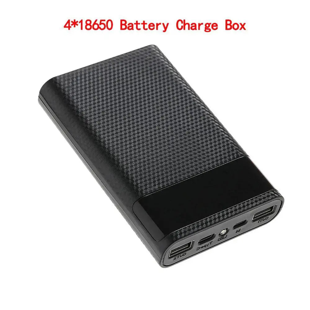 Kebidumei 5V Dual USB Power Bank Shell For 4 And 6 18650