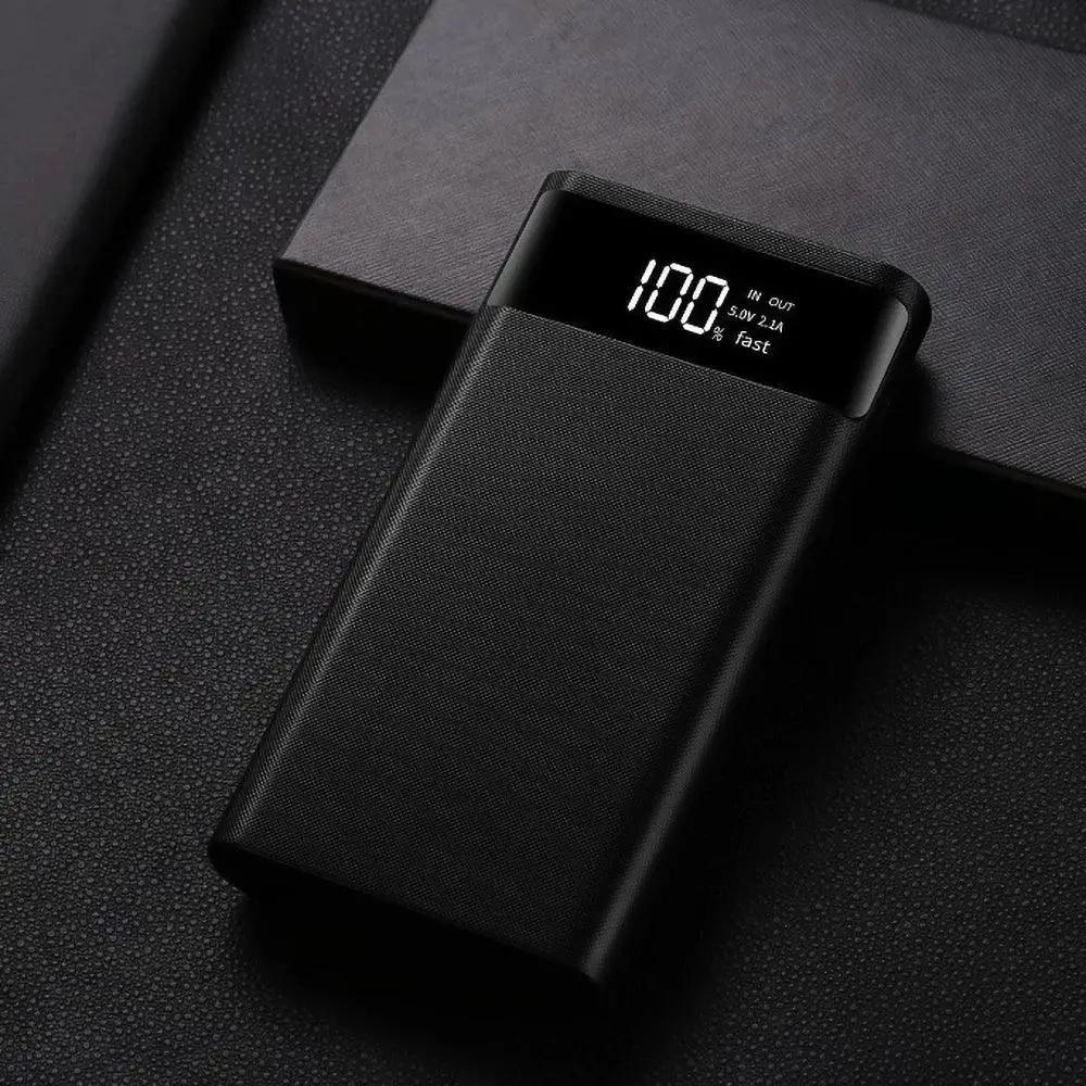 Kebidumei 5V Dual USB Power Bank Shell For 4 And 6 18650