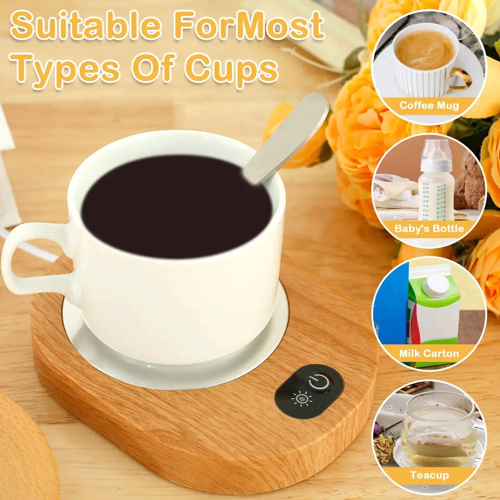 Keeps Coffee Hot USB Mug Warmer for Desk
