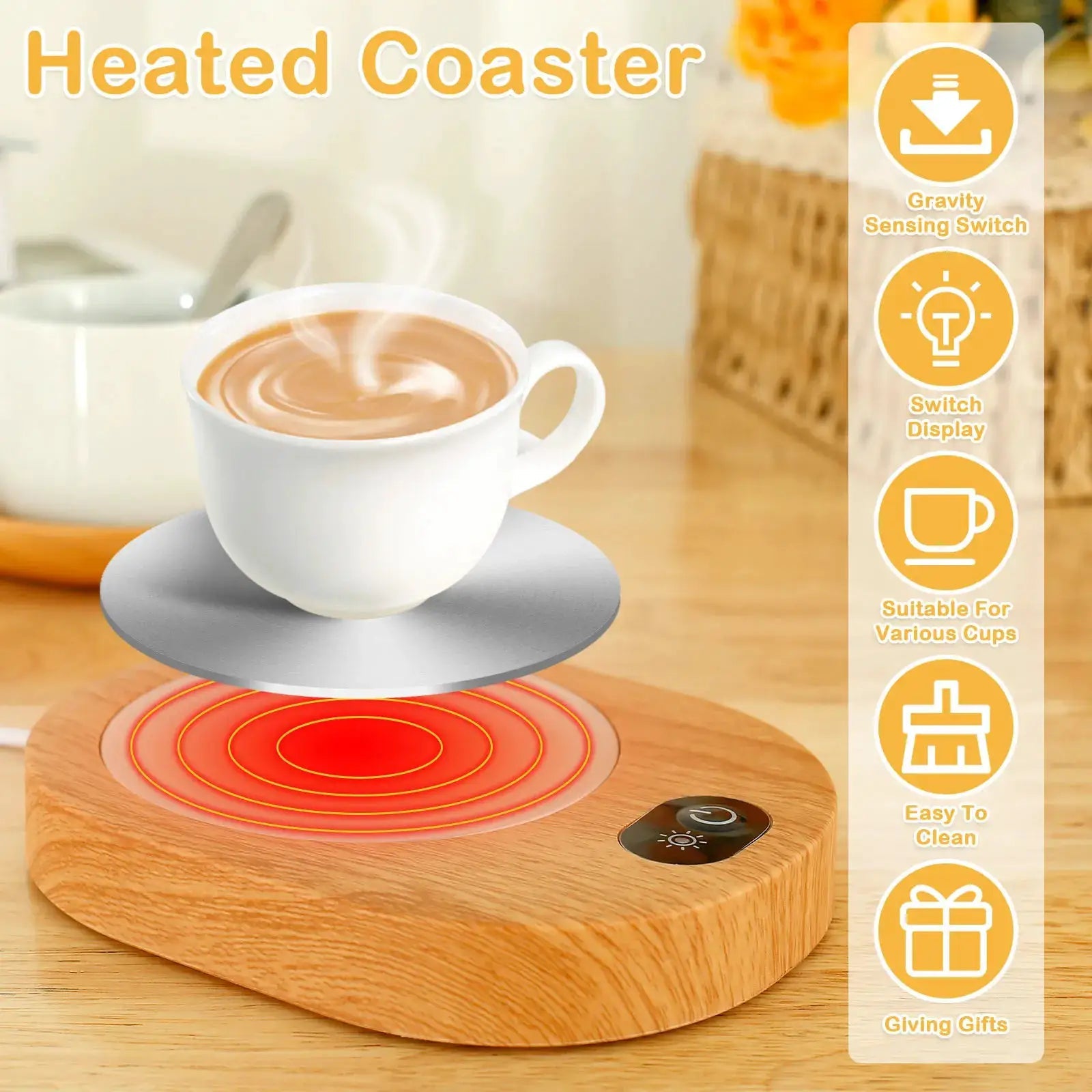 Keeps Drinks Hot USB Mug Warmer for Desk