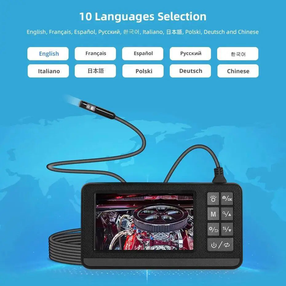 Kerui Dual Lens Waterproof Inspection Camera Endoscope