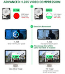 Keview 8MP 4K PoE Outdoor IP Camera