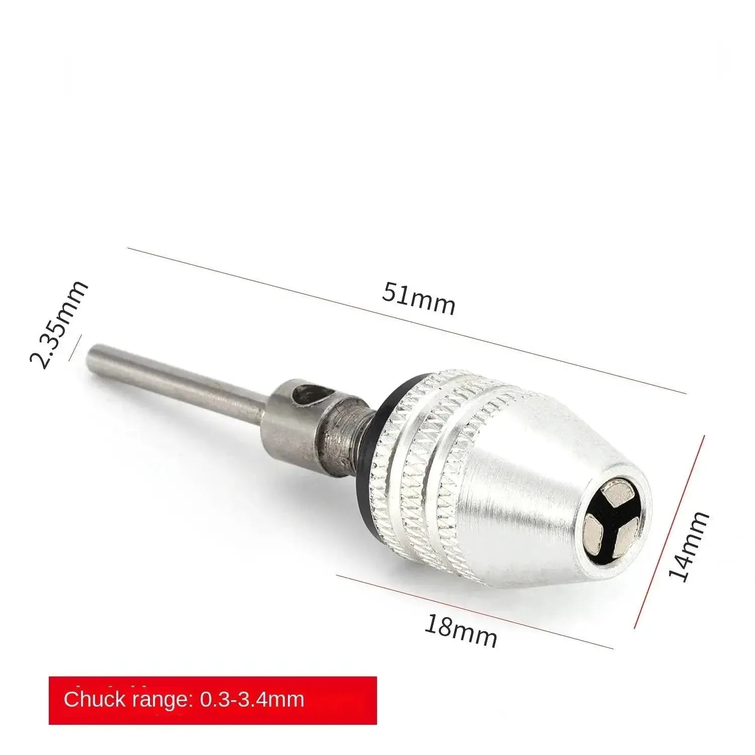 Keyless Drill Chuck Conversion Tool For Quick Bit Changes