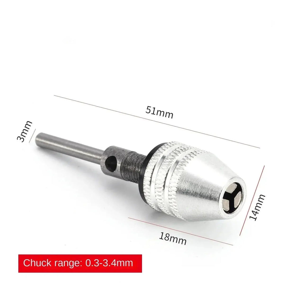 Fast Bit Change Chuck - Keyless Hex Adapter — product view 8