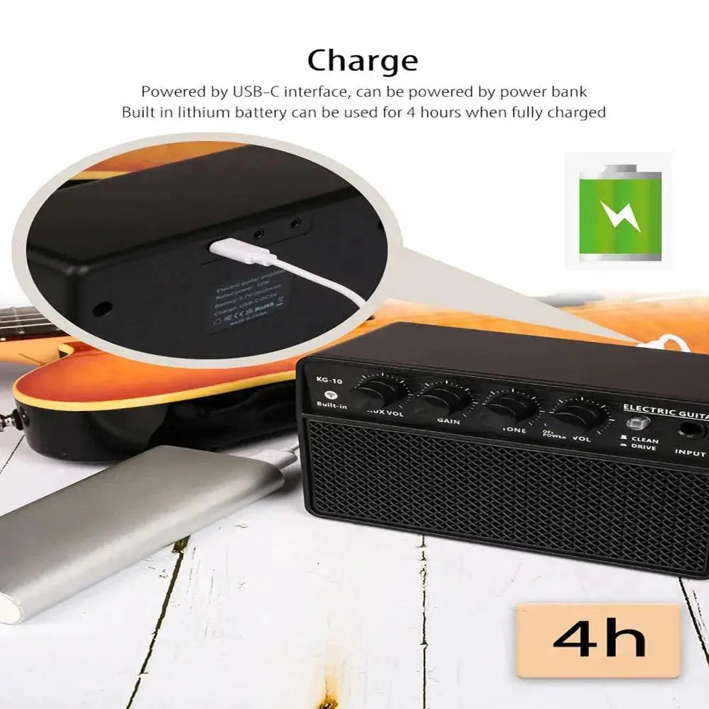 KG10 Portable Guitar Amplifier Speaker For Home Practice