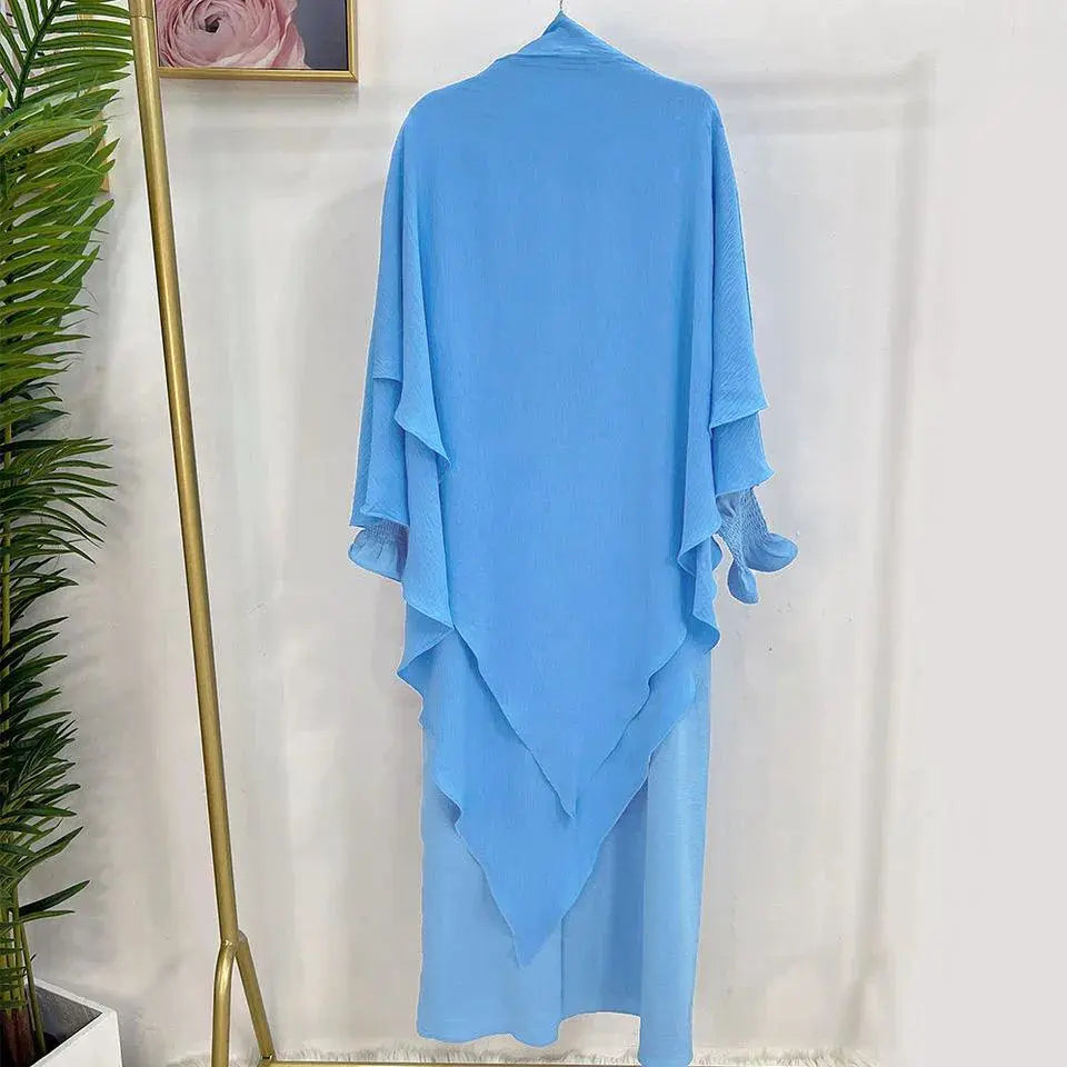 Khimar Abaya Set Premium Fabric Prayer Clothes For Women