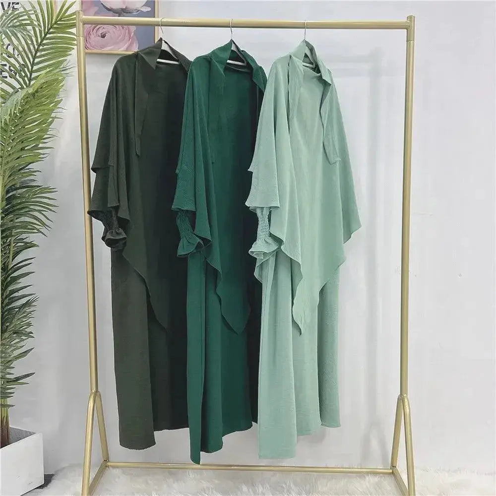 Khimar Abaya Set Premium Fabric Prayer Clothes For Women