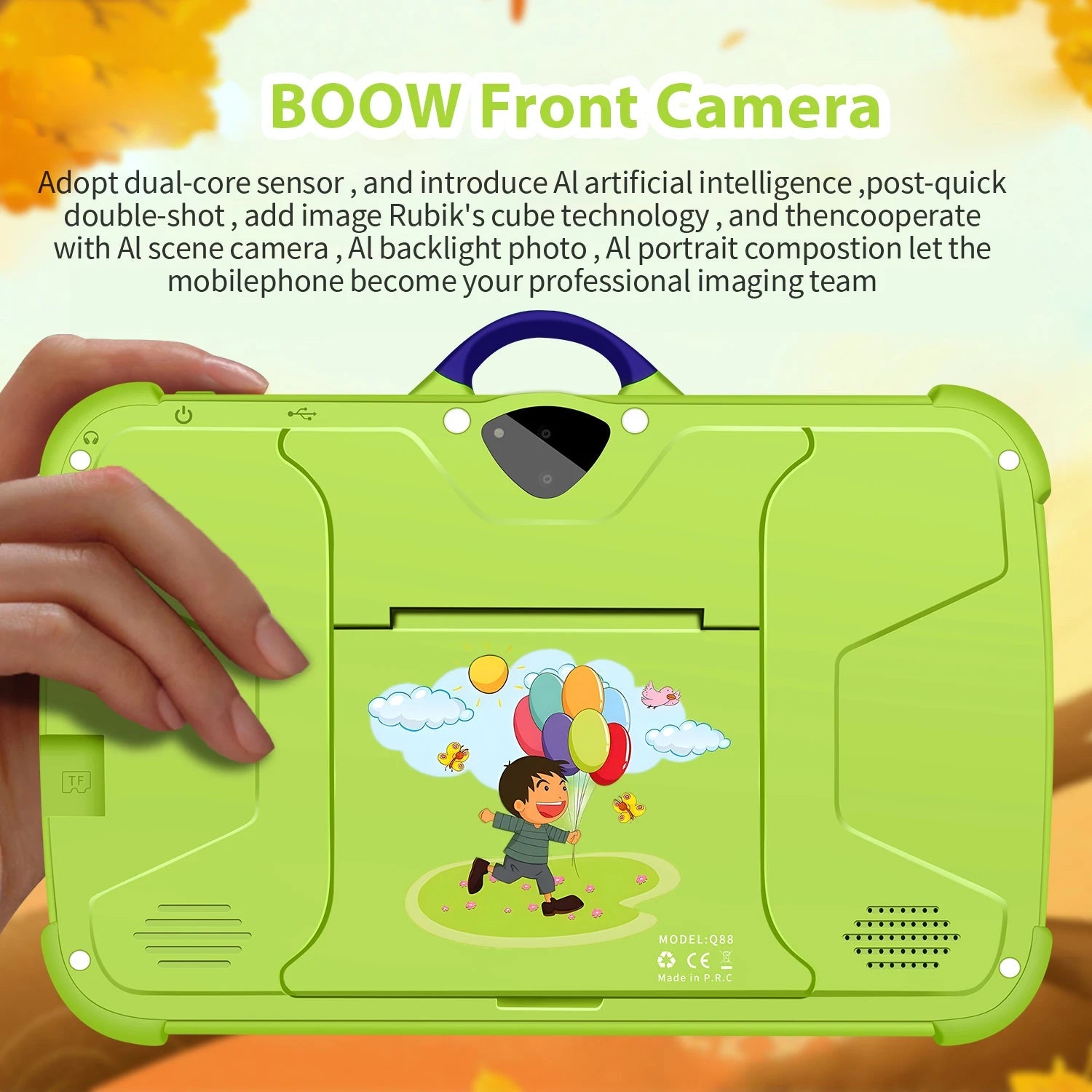 KidBright 7 Inch Android Kids Tablet Quad Core 4GB RAM 64GB ROM Play - Learn Fun