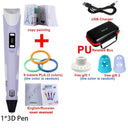 Kids 3D Printing Pen with Adjustable Speed & LED Display