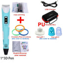 Kids 3D Printing Pen with Adjustable Speed & LED Display