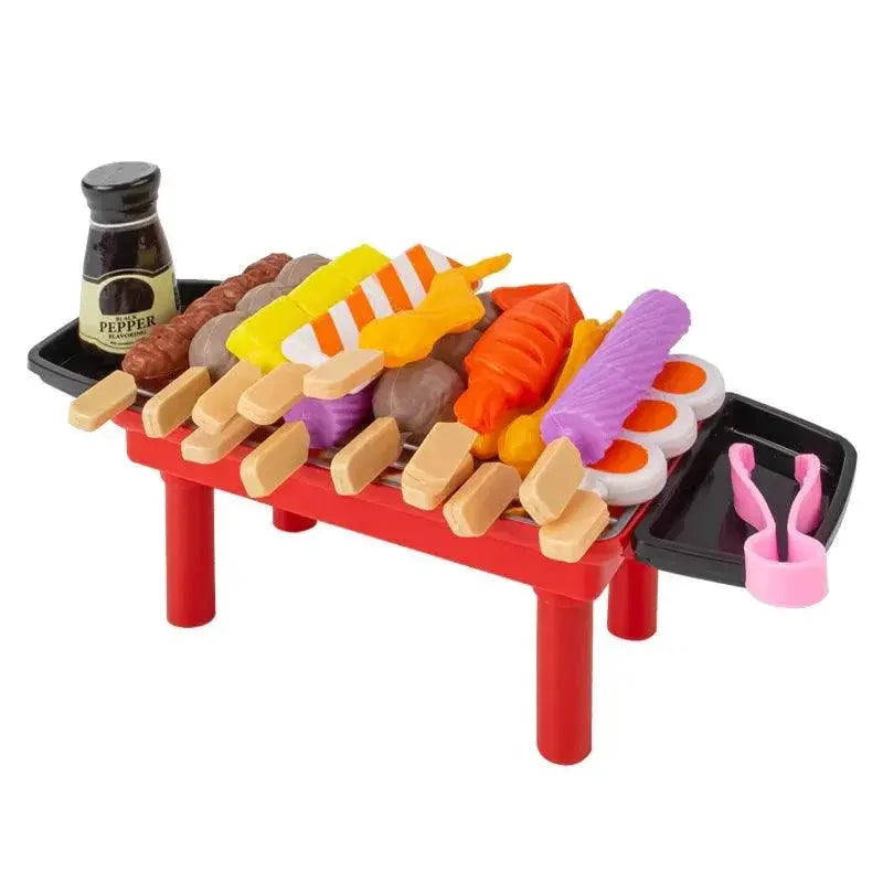 Kids BBQ Cooking Play Set Safe Kitchen Toys For Kids