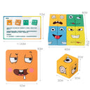 Kids Expression Puzzle Building Blocks Toy for Learning Fun