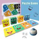 Kids Expression Puzzle Building Blocks Toy for Learning Fun