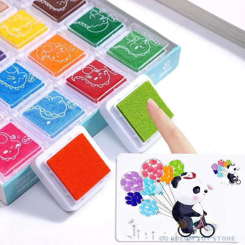 Kids Finger Painting Set Creative Coloring Doodle Toy