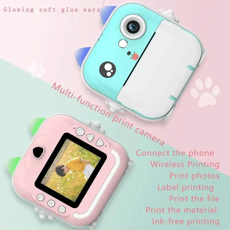 Kids Instant Print Camera Educational Toy For Learning Fun