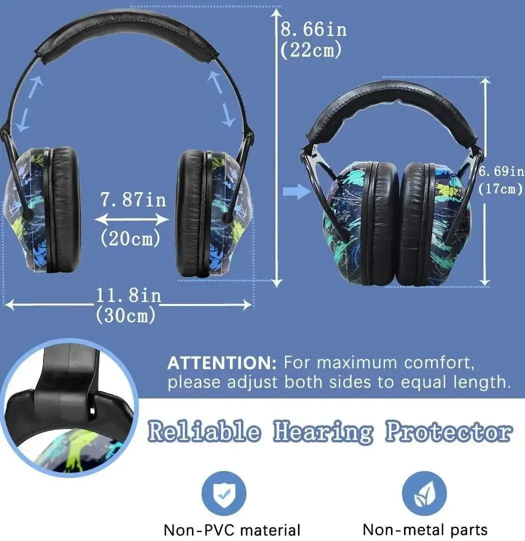 Kids Noise Canceling Ear Muffs Hearing Protection NRR 22dB