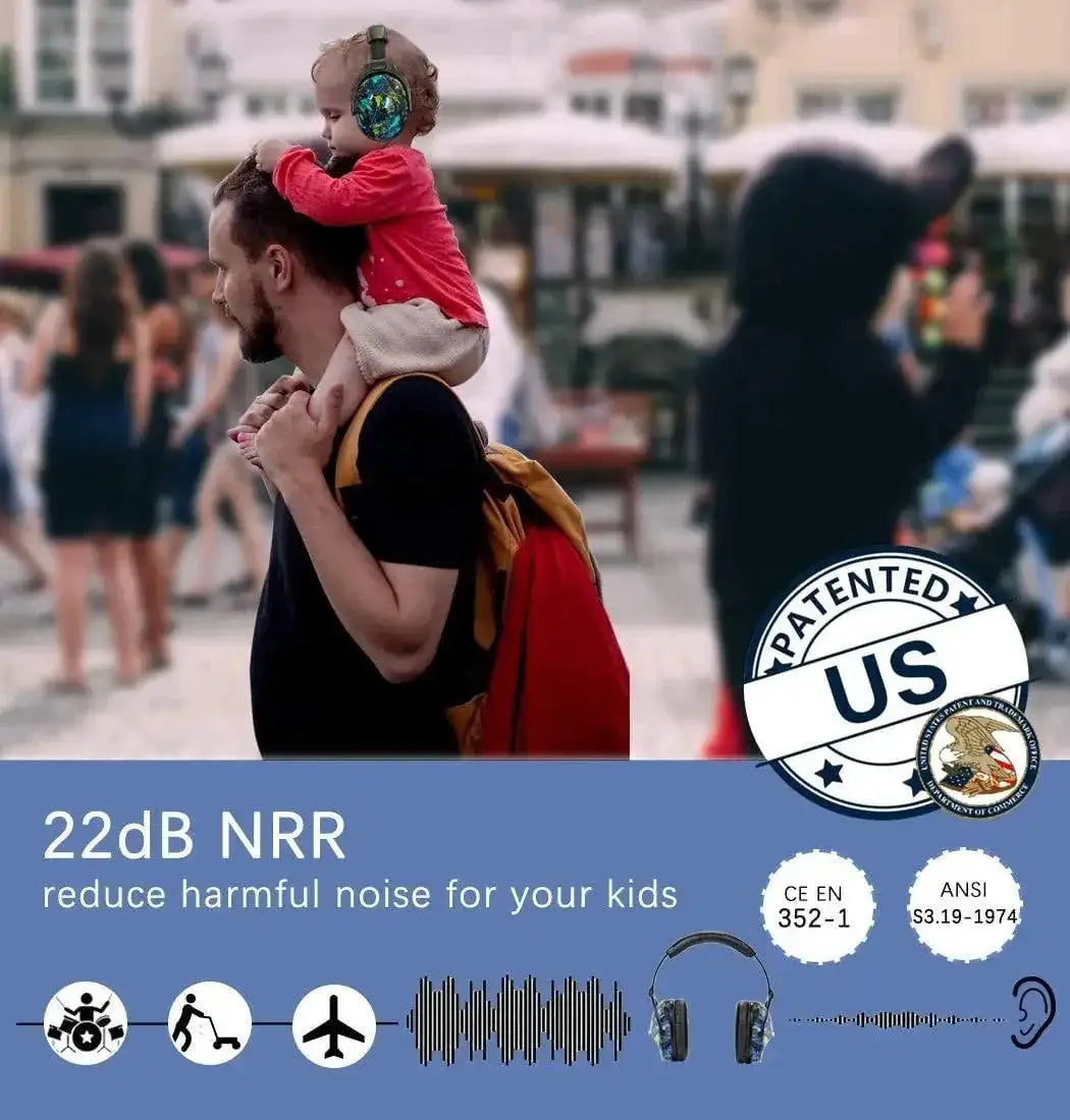 Kids Noise Canceling Ear Muffs Hearing Protection NRR 22dB