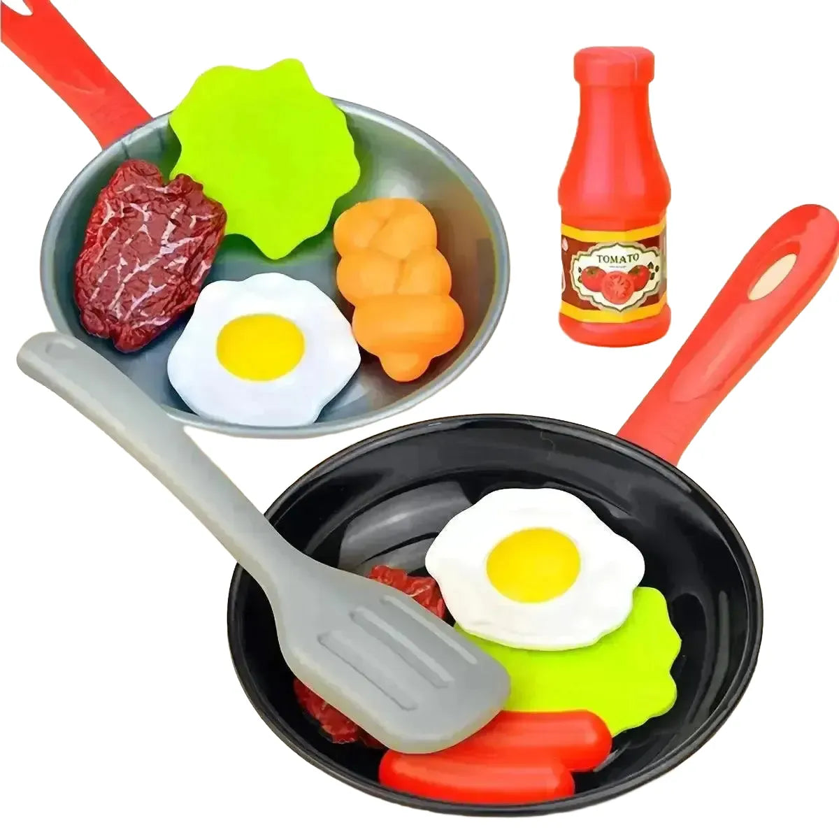 Safe Kids Kitchen Set for Creative Play — Black
