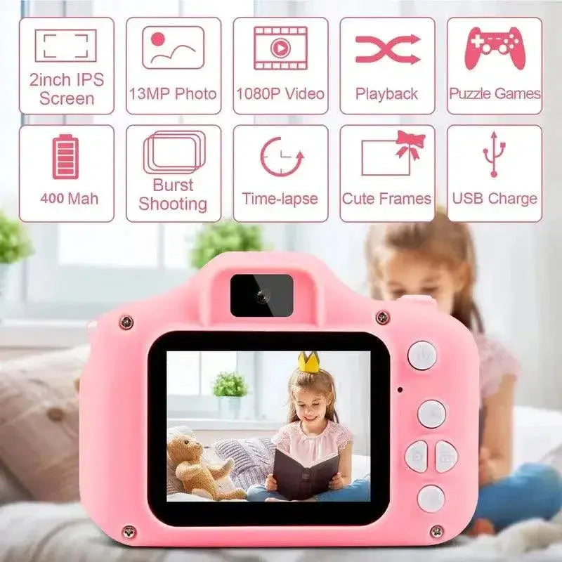 Kids Toy Camera Educational Video Fun And Creativity 1080P