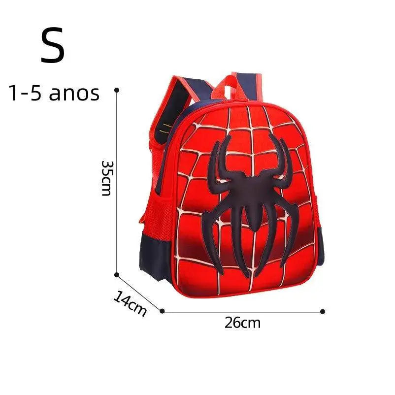 Kids Waterproof Backpack Large Capacity Spider King Bag