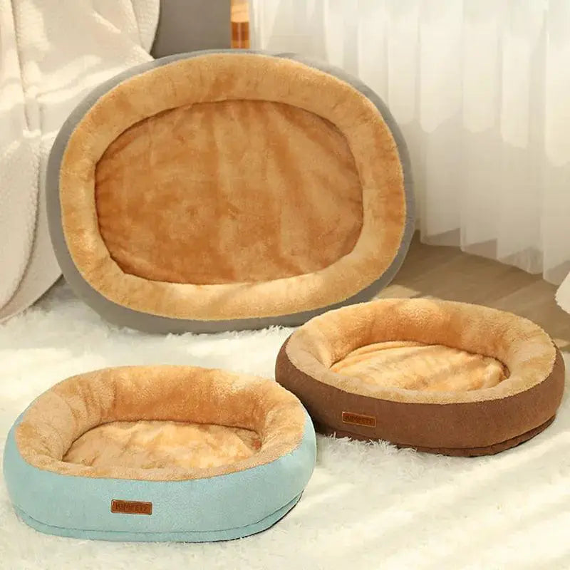 Kimpets Cozy Cat and Dog Bed With Removable Washable Cushion